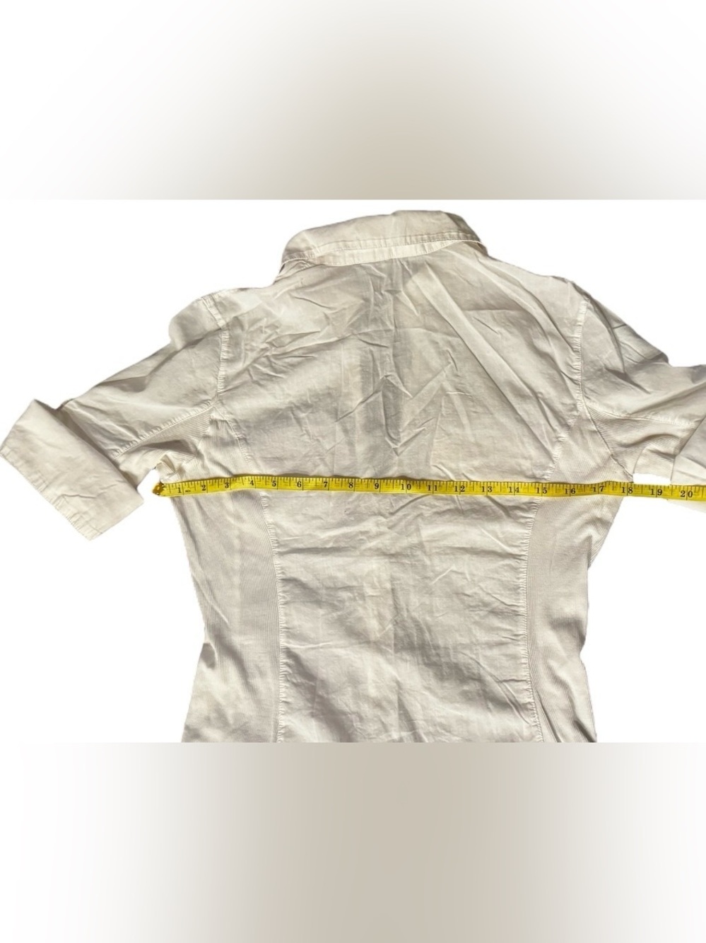 James Perse size L (3) sheer slub side panel button down shirt minimalist basic - Picture 10 of 11